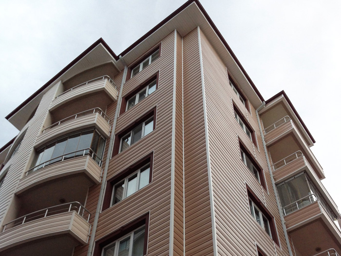 American Siding Uygulamalar Apartman Siteler 19 - Apartman ve Siteler american siding dış cephe kaplama uygulaması görseli