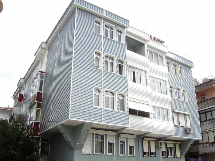 American Siding Uygulamalar Apartman Siteler 30 - Apartman ve Siteler american siding dış cephe kaplama uygulaması görseli