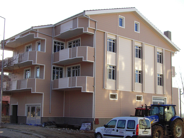 American Siding Uygulamalar Apartman Siteler 32 - Apartman ve Siteler american siding dış cephe kaplama uygulaması görseli