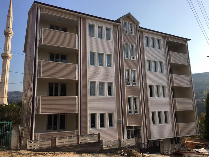 American Siding Uygulamalar Apartman Siteler 37 - Apartman ve Siteler american siding dış cephe kaplama uygulaması görseli