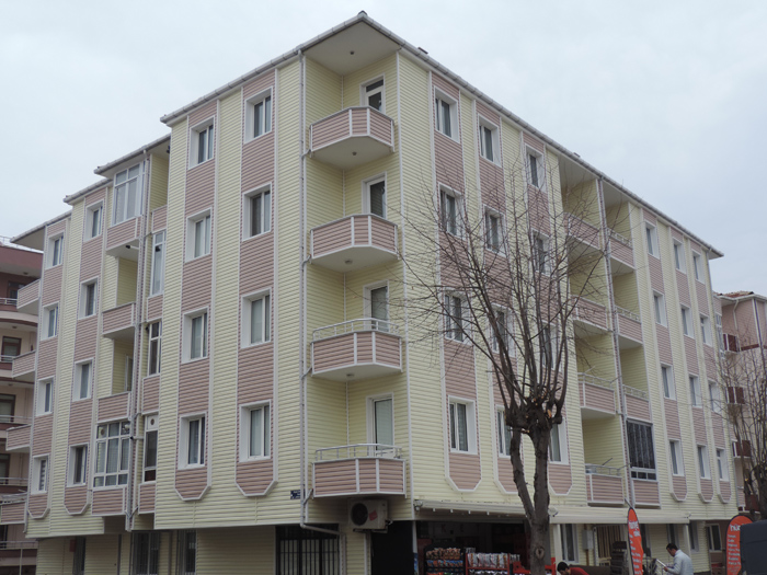 American Siding Uygulamalar Apartman Siteler 51 - Apartman ve Siteler american siding dış cephe kaplama uygulaması görseli