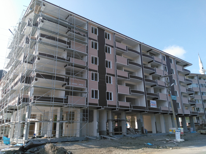American Siding Uygulamalar Apartman Siteler 57 - Apartman ve Siteler american siding dış cephe kaplama uygulaması görseli