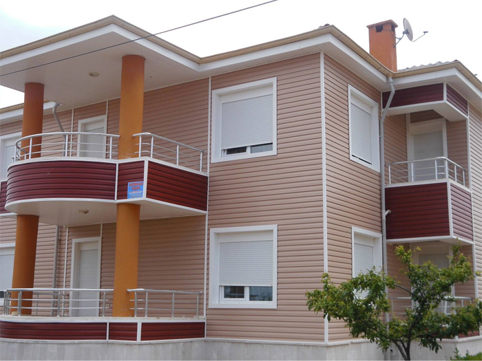 American Siding Uygulamalar Apartman Siteler 9 - Apartman ve Siteler american siding dış cephe kaplama uygulaması görseli